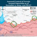 러시아 공세 캠페인 평가, 2024년 12월 3일(우크라이나 전황 이미지