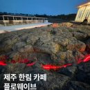 플로카페 | 제주 한림 카페 플로웨이브 용암카페에서 낙화축제 관람 후기