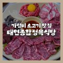제주종합경기장 테니스장 | 제주공항 근처 소고기 맛집 '태연종합정육식당', 가성비 한우 맛집