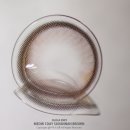 오로라렌즈 IDIFF 미유 마블링패턴 원데이 13.2mm #사바나브라운