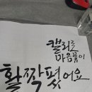 산야캘리그라피