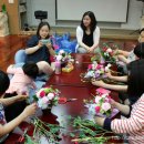 힐링 꽃꽃이 이미지