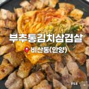 부추삼겹살 | [경기] 안양 수촌마을 비산동 삼겹살 맛집 ｜ 부추통김치삼겹살 솔직후기