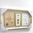 제작 표구 전문점 &lt;강남고성표구사&gt;_국민훈장 석류장 훈장 액자, 영예와 품격을 모두 담은 금색 원목...