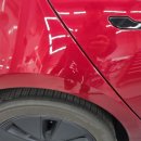 애니카랜드 서대구점 | 대구에서 찾아주신 테슬라 모델3 하이랜드 울트라레드 판금도색 자차보험 수리 후기