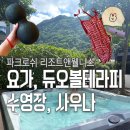 아쿠아사우나 | 정선 파크로쉬 리조트 웰니스 프로그램 바로요가 듀오볼테라피 아쿠아클럽 수영장 사우나 솔직후기 꿀팁