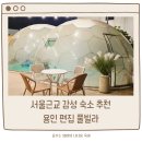 캐리비안펜션 | 서울근교 감성풀빌라 에버랜드 근처 숙소 용인 편집