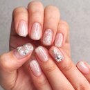 봄네일 | 구월동네일샵 해봄네일 크리스마스 자석젤 이달의아트 후기❤️