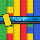 A4 용지 포장지 TEMPLATES ( LEGO Building Block ) 이미지