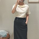 오피스라인 현대 | 출근룩 하객룩 블라우스 추천 시에 sie 네즈 보트넥 라인 블라우스