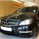 벤츠 C63 Amg 소닉디자인 디지코어808i 5번째 작업차량 - 비위드 룸미러데크 mm-1d 와의 조합 오렌지커스텀 토돌이 이미지