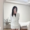 화이트 페어리 | ❥ 위스페어리 블러쉬 벨벳 프릴 스커트 화이트 착용 후기