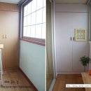 [베란다셀프인테리어] 체리색샷시와 칙칙한 베란다벽 바꾸니 새집으로 변신~~!! 이미지