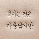 [마인드] 보이는 것은 아름답지만 이미지