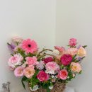 [광주 첨단지구 꽃집 후기] 꽃집 '어프로치 플라워'에서 꽃바구니(중) 내돈내산한 후기