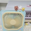 귀여운 게 최고죠? 라인프렌즈 미니 선풍기 내돈내산 데스크테리어 후기 ☀️