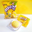 바나나킥 생크림도넛 GS25 농심 스핀오프 신상 편의점빵 먹은 후기