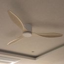 저단44 | 밝은 마루 어울리는 실링팬_화이트 우드 실링팬_팬앤코 미니레나