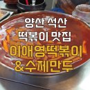 이애영떡볶이&수제만두 - 양산시 금오13길 38 | 이애영떡볶이&수제만두