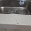 BYC안양 비스타 오피스텔 | 세입자 퇴실후 싱크대 상판 깨짐 크랙 발견 새것처럼 복원 후기