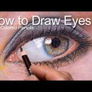 How to Draw Eyes with Colored Pencils 이미지