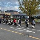 수능시험장 도착 이미지