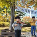 🎶🎻 가을 숲속에 울려퍼진 꼬마 바이올리니스트의 연주🎶🎻 이미지