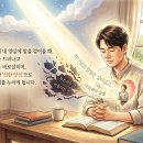 살아 있는 말씀 앞에 내 양심을 비춰보는 묵상 이미지