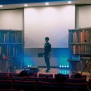 CU 송림공구상가점 | 도서관 추천 공연 &#34;빛과 그림자 모래로 들려주는 북콘서트&#34;동화나라 샌드아트