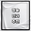 청송의원 | 청송군 근처 안과 추천 전문병원 유명한곳 잘하는곳 | 진료 가격 비용 후기 수술 치료 노안 백내장 녹내장