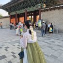 수채화(야간) | [리뷰] 금준당 한복대여 / 창경궁 야간개장 후기