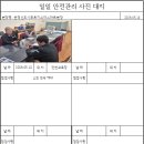 일일안전 CYCLE CHECK List 이미지