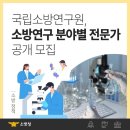 "국립소방연구원 소방연구 분야별 전문가 공개모집" 이미지