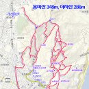 2022년04월17일(일요일) 서울 중랑구 [용마산(348m) & 아차산(295.7m)] 산행일정 이미지