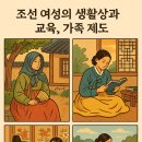 🏠 조선 여성의 생활상과 교육, 가족 제도 – 그들은 어떻게 살았을까?