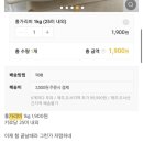 홍가리비 1kg 1,900원 ＞ 1500원 이미지