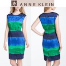 (반값세일) 앤클라인 Anne Klein Bold Stripe Dress 이미지