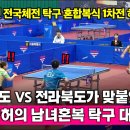 ＜2024 전국체전 탁구 일반부 혼합복식 1차전 하이라이트 - 충청남도(윤효빈,장성일) VS. 전라북도(박찬혁, 최지인)＞ 이미지