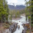 캐나다 재스퍼 국립공원(Jasper National Park) 선왑타 폭포(Sunwapta Falls) 이미지