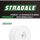 [STRADALE] SPWN02R - 1/8 OFFROAD NC R-SERIES WHITE WHEELS (4pcs) 출시 이미지