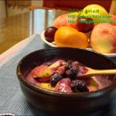색감이 화려한 장수식품 보리새싹가루와 수제요구르트과일간식 이미지
