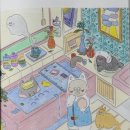 행복한고양이 | [서평후기] 고양이 메밀이의 행복한 나날 컬러링북
