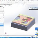 Solidworks2016을 활용한 컴퓨터응용밀링기능사 모델링 도면포함 이미지