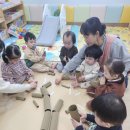 원통블록으로 "겨울나무 꾸미기" 활동 이미지