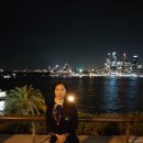 시드니 하버 브릿지(Sydney Harbour Bridge)의 옆에 있는 Milsons Point 이미지