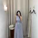 커피 엔스트 | SIE 시에 서울 The Summer Stroll 방문, 피팅 후기ㅣ소브 홀터 드레스 크림, 소프트 블루