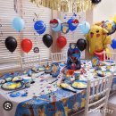 아마존노래연습장 | 6살아이 포켓몬 생일파티 준비하기 포켓몬 풍선장식 생일상 꾸미기 포켓몬 테이블세팅 포켓몬 답례품