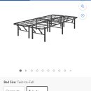 Foldable bed frame 이미지