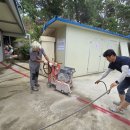 [20250805] 배수로 난공사 커팅 작업 이미지