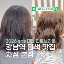 민트 - 남구 화합로125번길 12 | 강남역 염색 잘하는 곳 추천 차심 본점 미용실 민트브라운 솔직후기